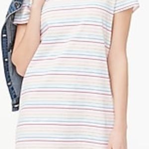 J Crew striped t shirt dress